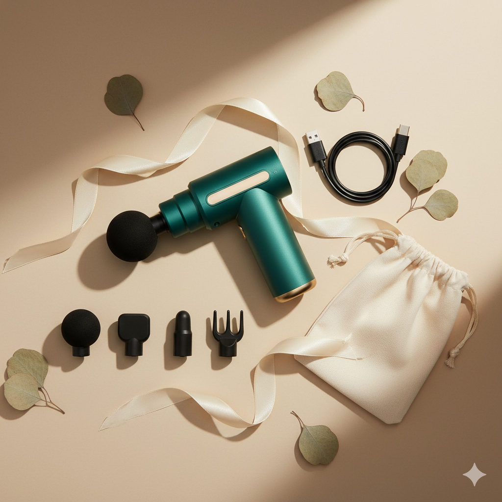 ReLive™ Mini Massage Gun – Deep Tissue Muscle Relaxation & Recovery Device