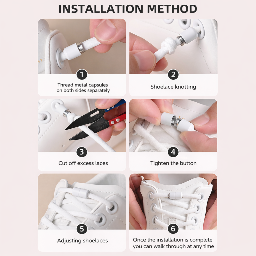 ReLive® AeroLock Round Laces (1 Pair / 2 Laces)