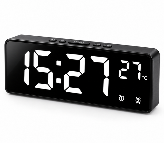 Digital Alarm Clock with Voice Control and LED Display