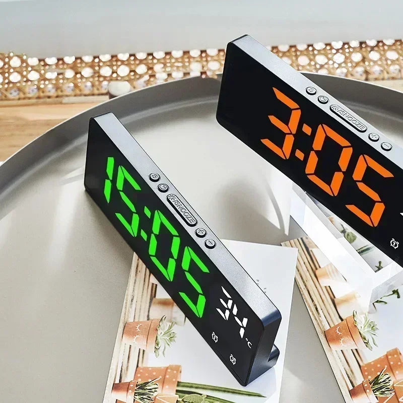 Digital Alarm Clock with Voice Control and LED Display