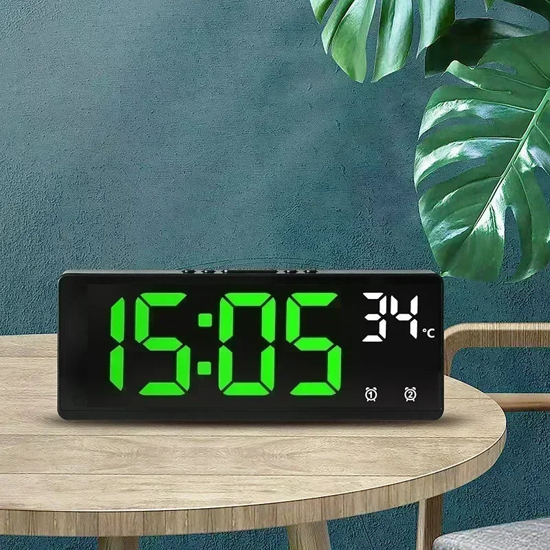 Digital Alarm Clock with Voice Control and LED Display