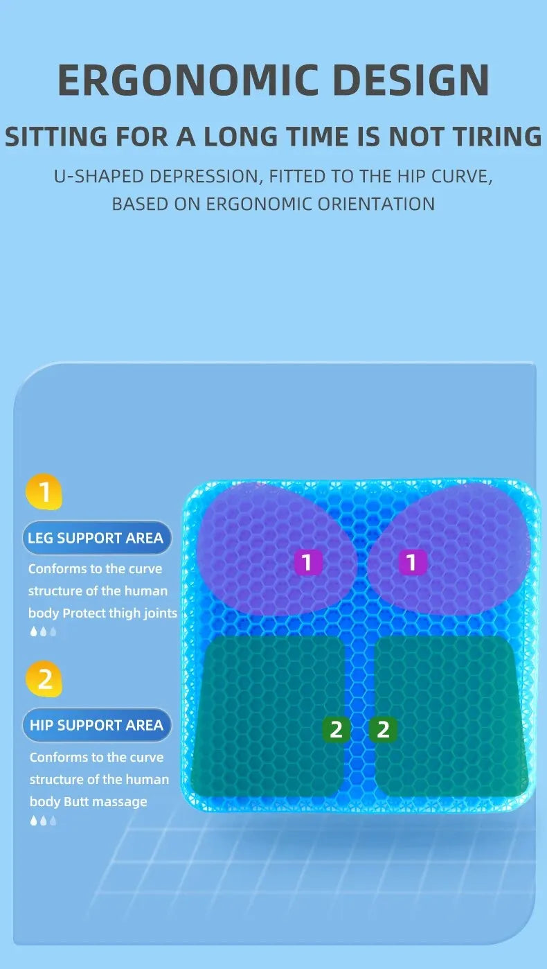 Gel Seat Cushion 40x35cm