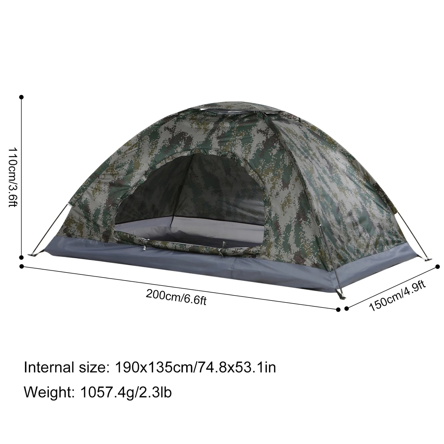 Portable Camping Tent for 1–2 People