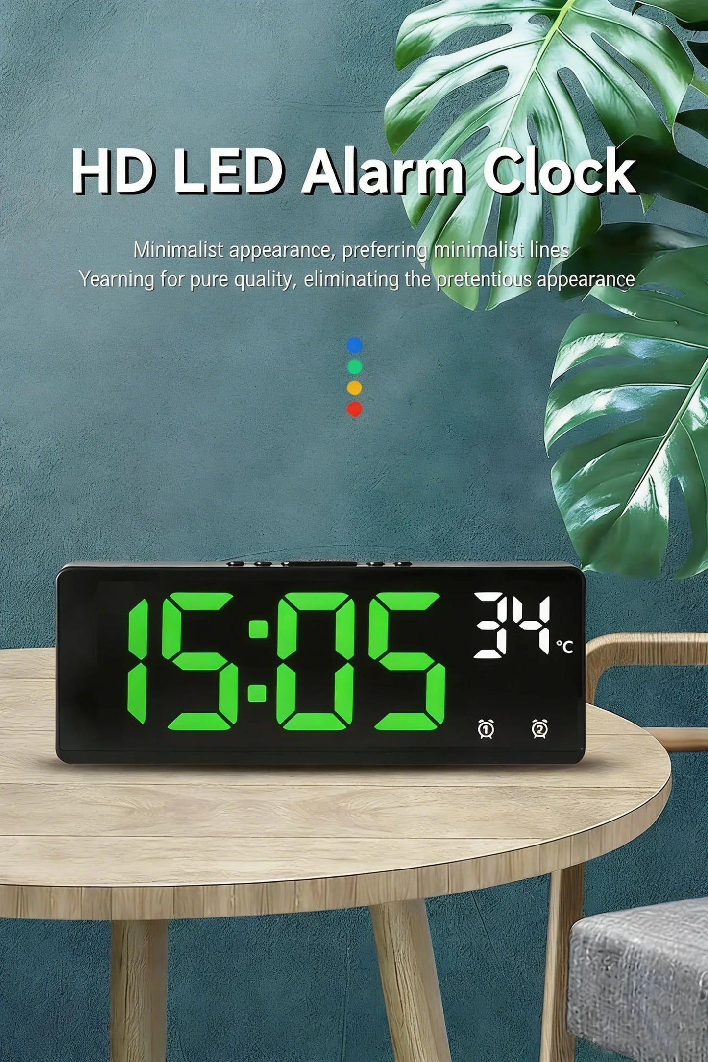 Digital Alarm Clock with Voice Control and LED Display