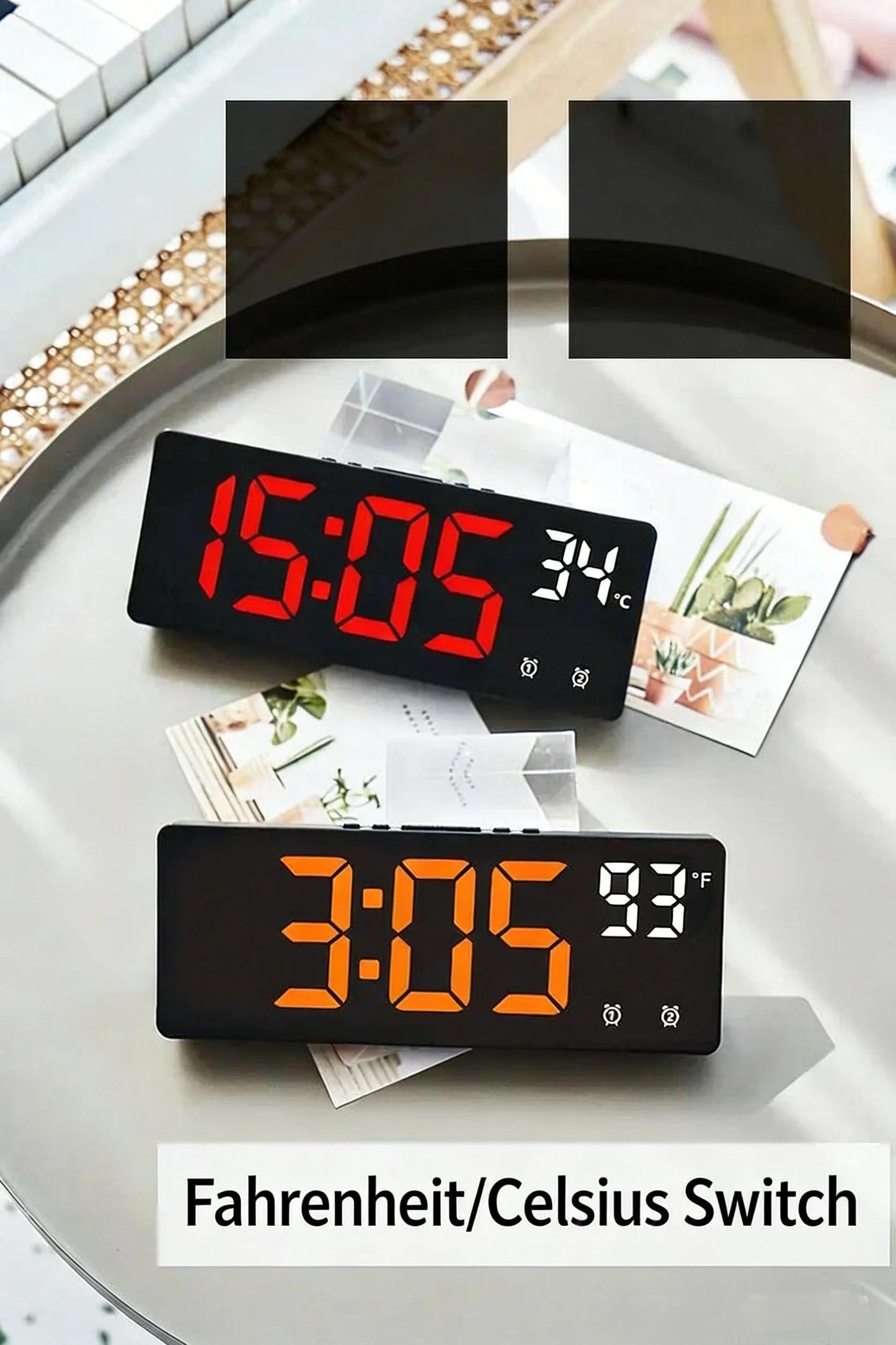 Digital Alarm Clock with Voice Control and LED Display