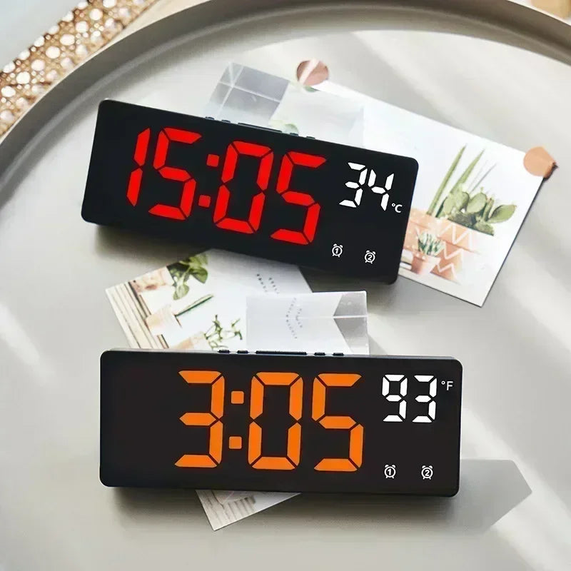 Digital Alarm Clock with Voice Control and LED Display