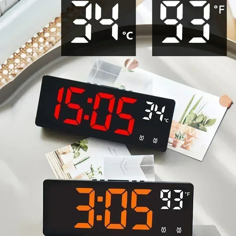 Digital Alarm Clock with Voice Control and LED Display