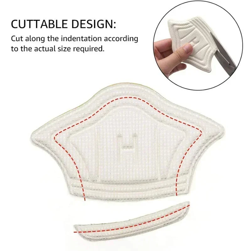 Insoles Patch Heel Pads for Sport Shoe Adjustable Size Feet Pad Pain Relief Cushion Insert Insole Heel Protector Sticker 2/10pcs